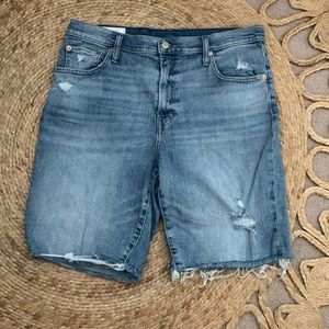 Denim Bermuda shorts